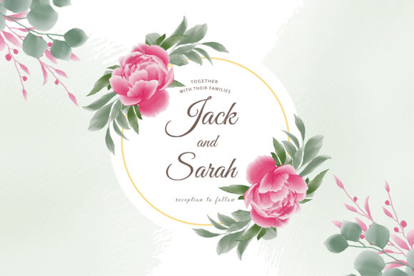 Premium Watercolor Floral Frame Illustrations